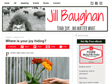 Tablet Screenshot of jillbaughan.com